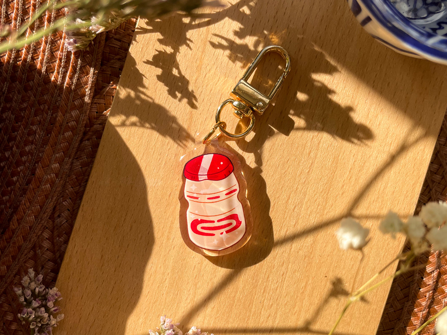 Yakult Acrylic Keychain