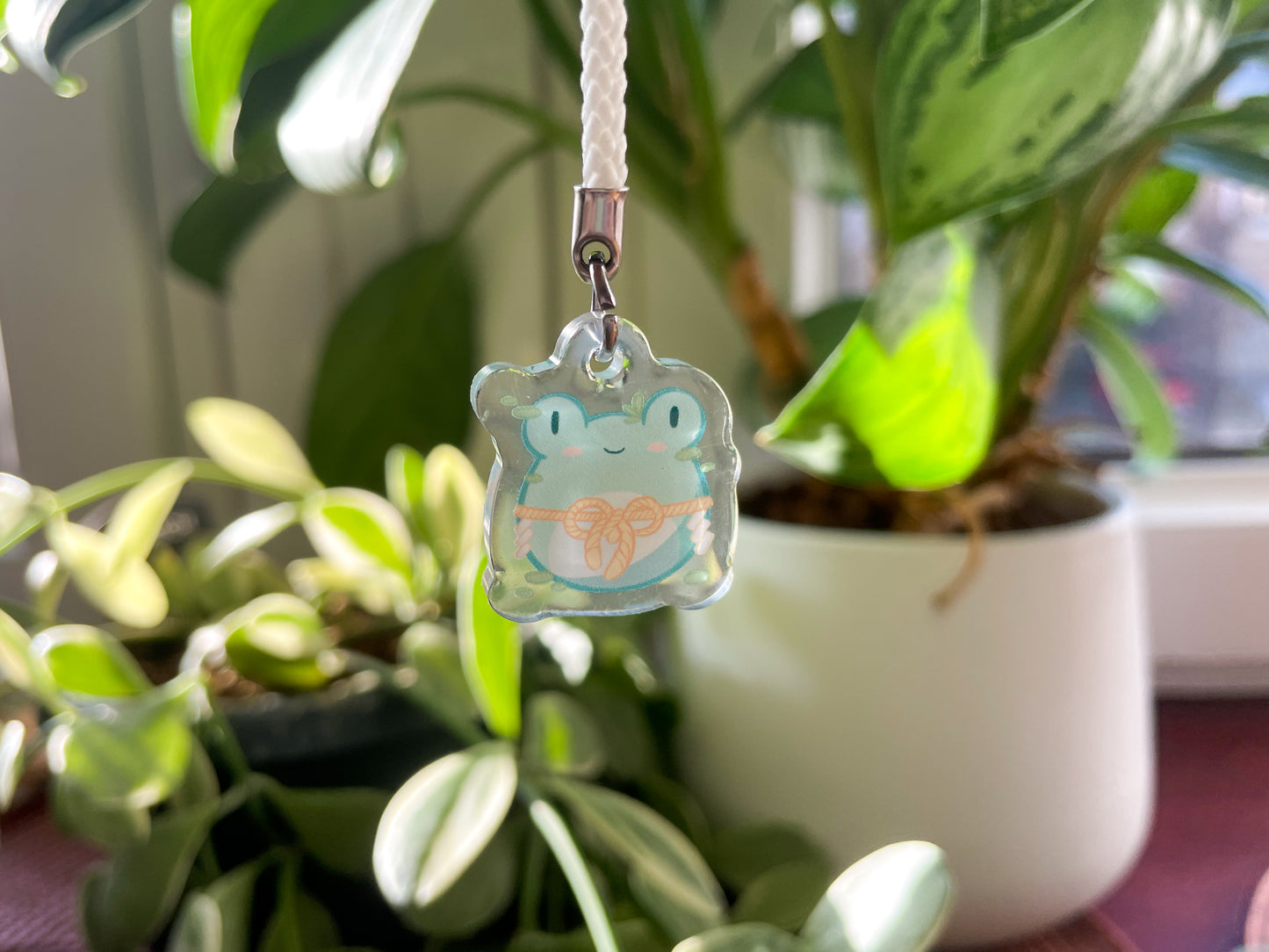 Frog Durama Acrylic Charm