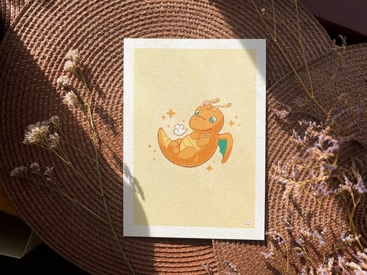 Dragonite A5 Print