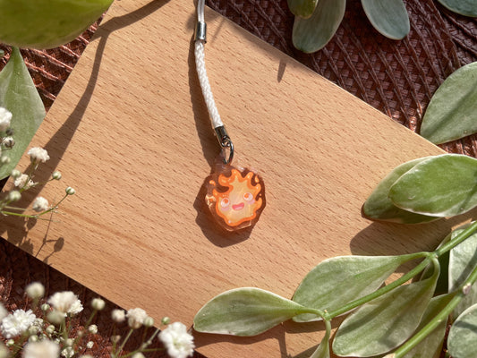 Calcifer Acrylic Charm