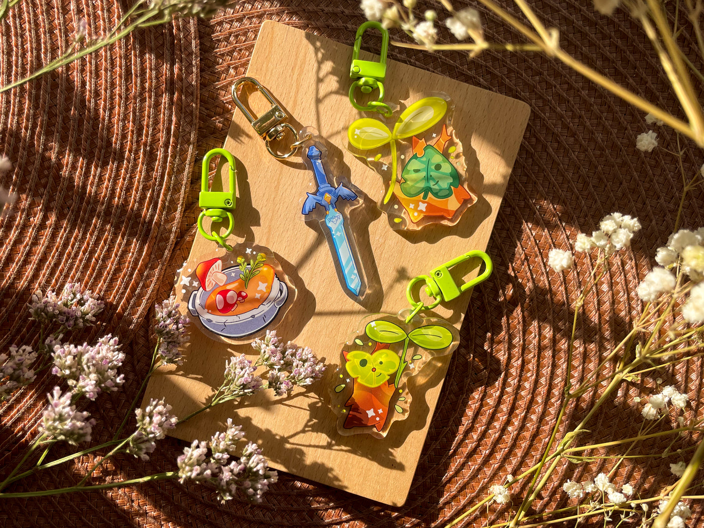 Cooking Pot Acrylic Keychain